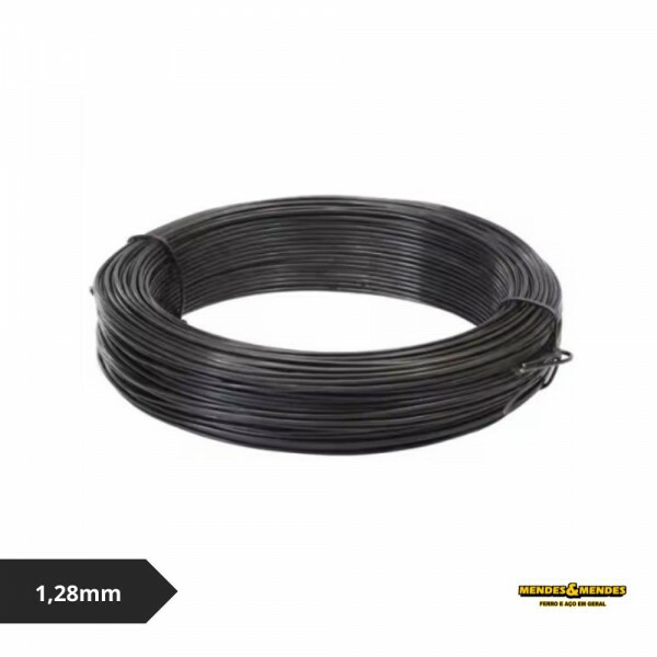 Arame Recozido BWG18 1,28mm Rolo de 1Kg Arame Recozido BWG18 1,28mm Rolo de 1Kg