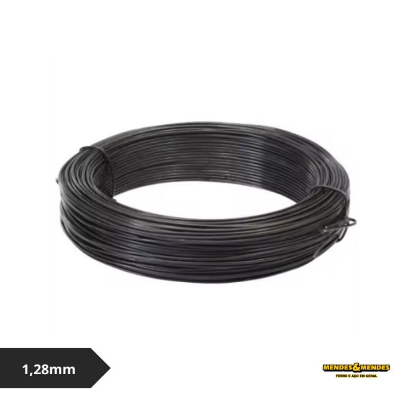 Arame Recozido BWG18 1,28mm Rolo de 1Kg