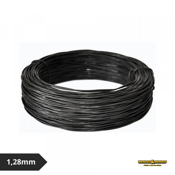 Arame Recozido Torcido 1,28mm Rolo de 1Kg