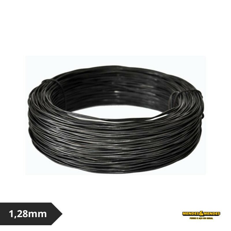 Arame Recozido Torcido 1,28mm Rolo de 1Kg