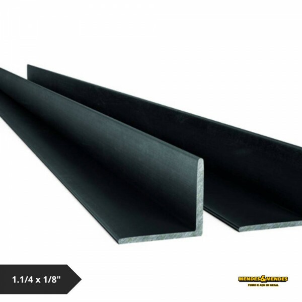 Cantoneira de Ferro 1.1/4 x 1/8" - 6 Metros Cantoneira de Ferro 1.1/4 x 1/8" - 6 Metros