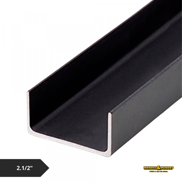 Perfil U Simples 68X30X2 (2.1/2") - 6 Metros Perfil U Simples 68X30X2 (2.1/2") - 6 Metros