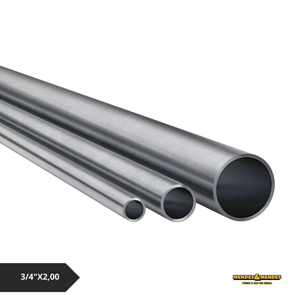Tubo Industrial Redondo 3/4"x2,00mm (14) - Resistência e Robustez