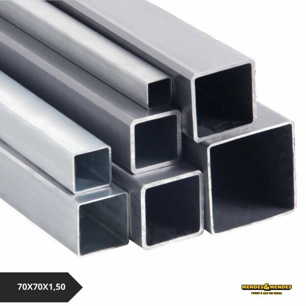 Tubo Industrial Quadrado FF (Laminado Fina a Frio) 70X70X1,50 (16)