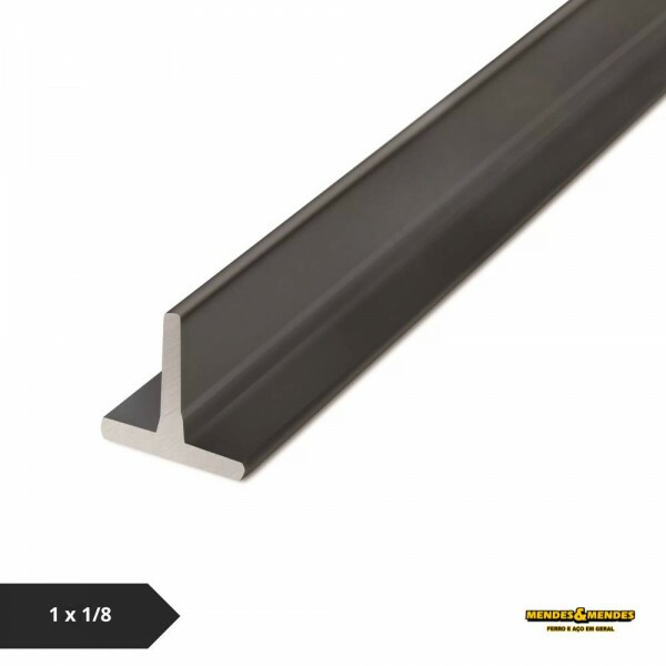Ferro Tee 1 x 1/8 -  6 Metros