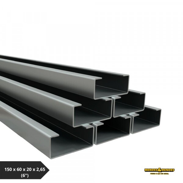 Perfil U Estrutural 150 x 60 x 20 x 2,65 (6")