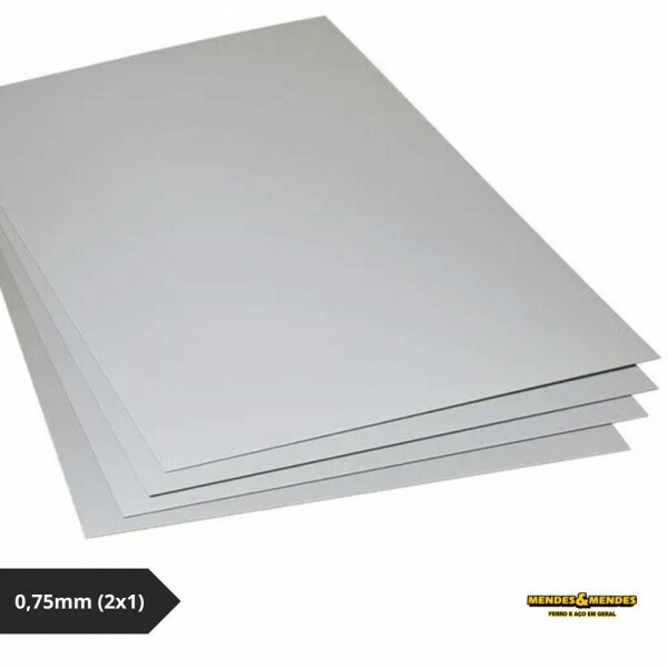 Chapa Fina Frio 22 0,75mm (2x1)