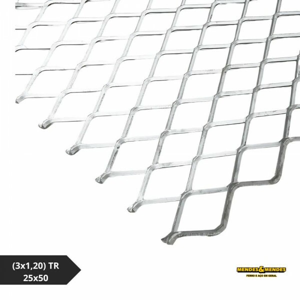 Chapa Expandida Fina Frio 3/16 (3x1,20) TR 25x50