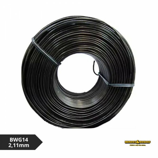 Arame Recozido BWG14 2,11mm Rolo 1kg