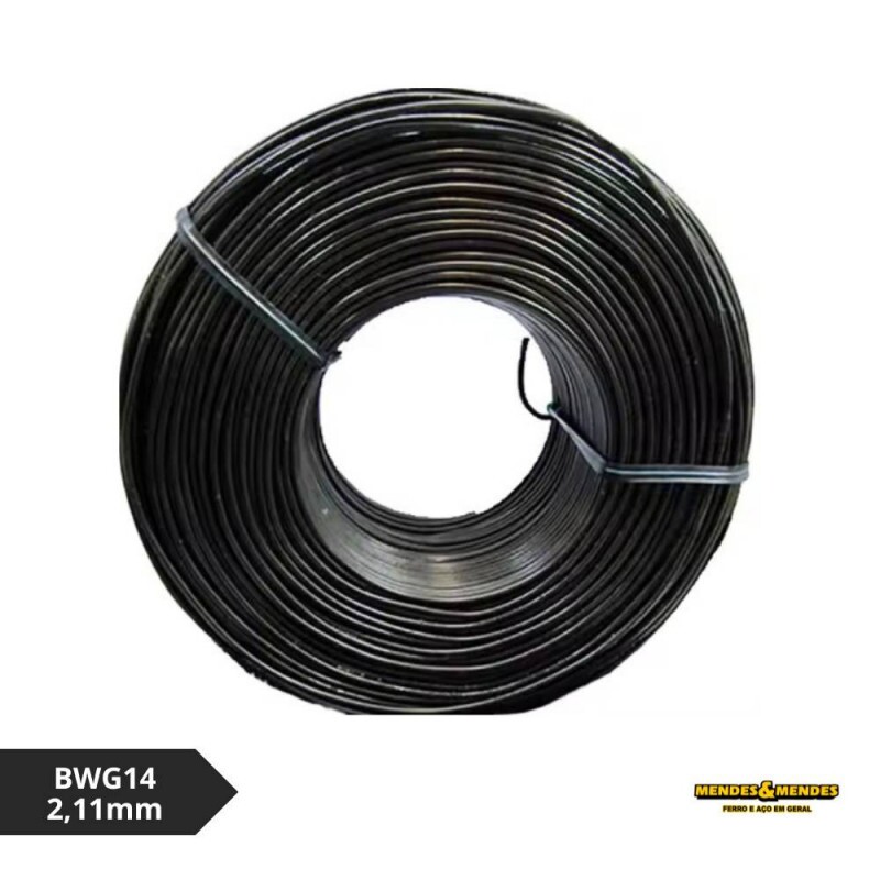 Arame Recozido BWG14 2,11mm Rolo 1kg