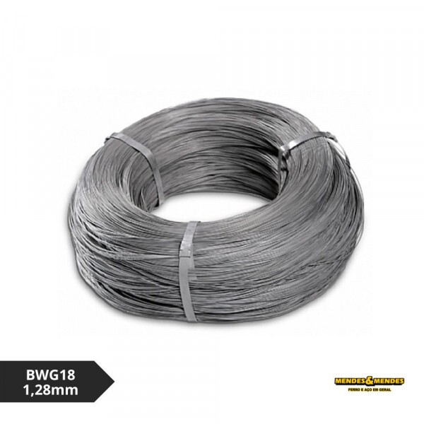 Arame Recozido de Ferro BWG18 1,28mm 40KG