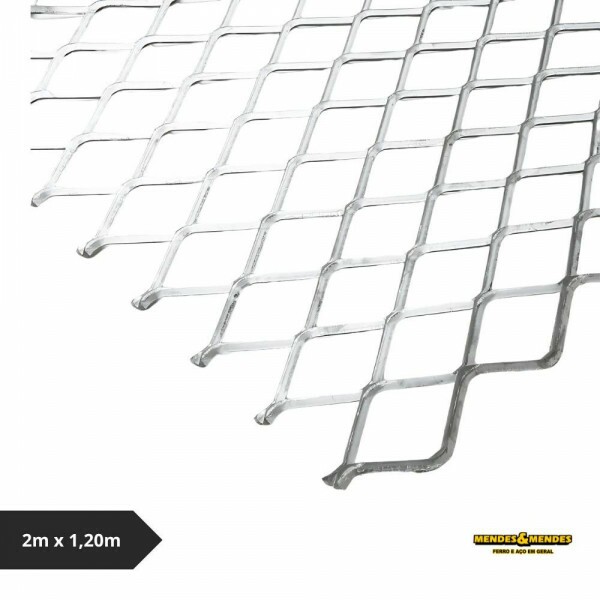 Chapa Expandida FF14 2m x 1,20m Trama 10x20mm